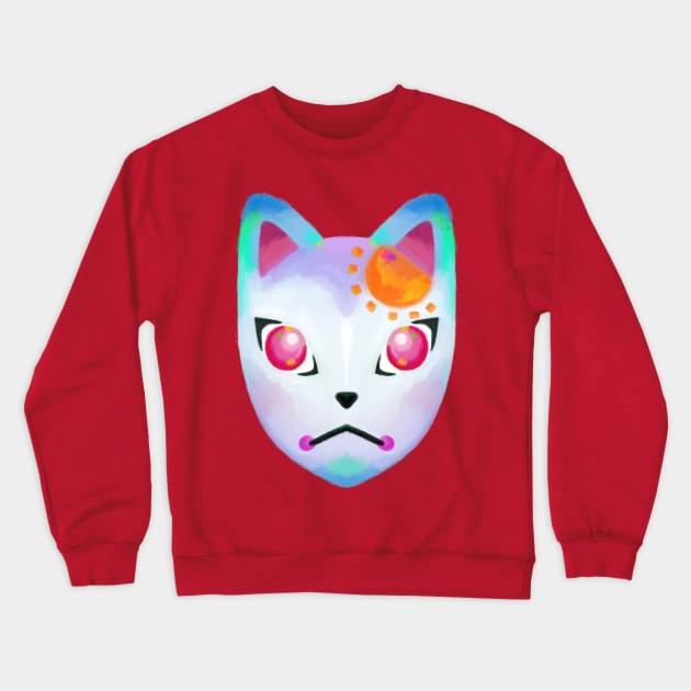 ninja mask Crewneck Sweatshirt by prettyguardianstudio